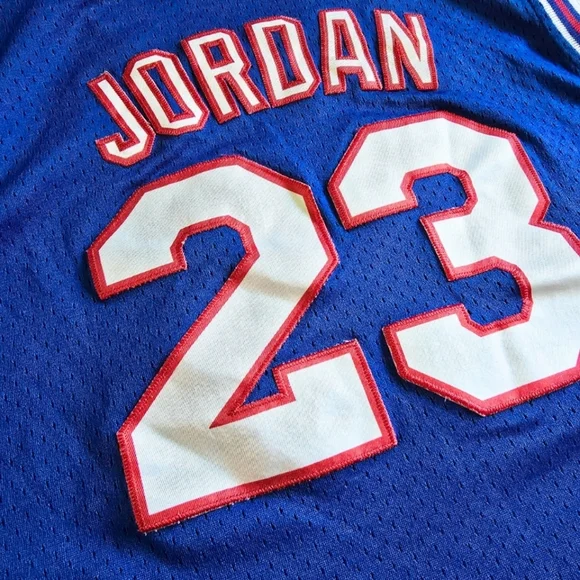 Looney Tunes Space Jam TuneSquad Basketball Jersey Jordan #23 Youth Large Blue - Picture 5 of 5